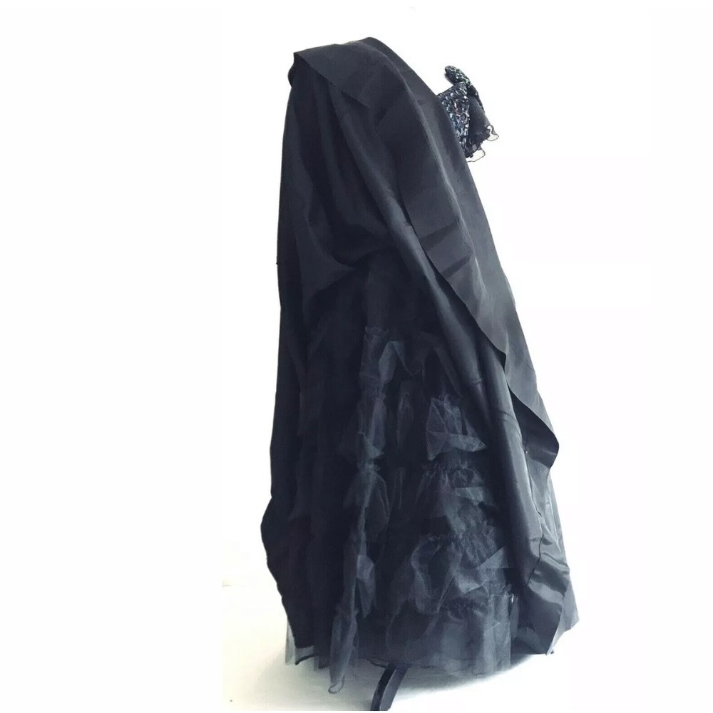 Vintage Mike Benet | Formals Womens Sequins Ball Gown Dress Maxi Embroidered - Picture 7 of 12